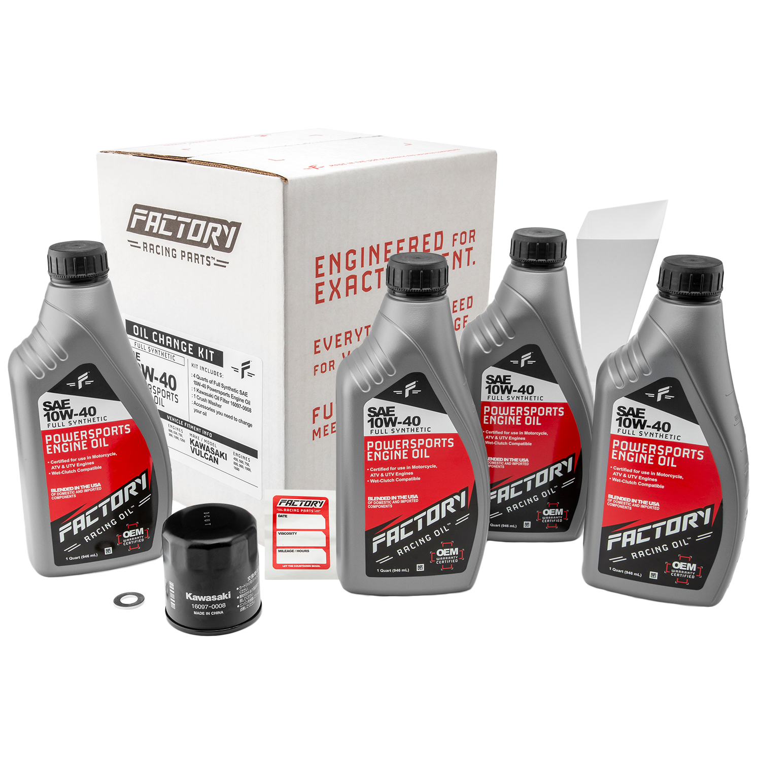 Guarantee - Factory Racing Parts